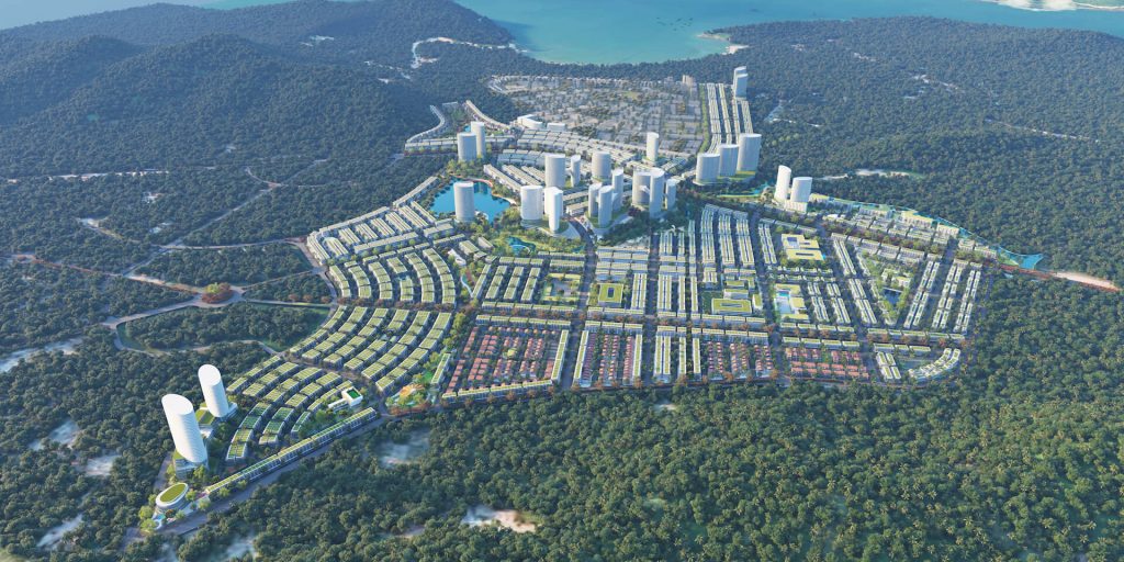 Toàn cảnh vị trí dự án Meyhomes Capital Phú Quốc