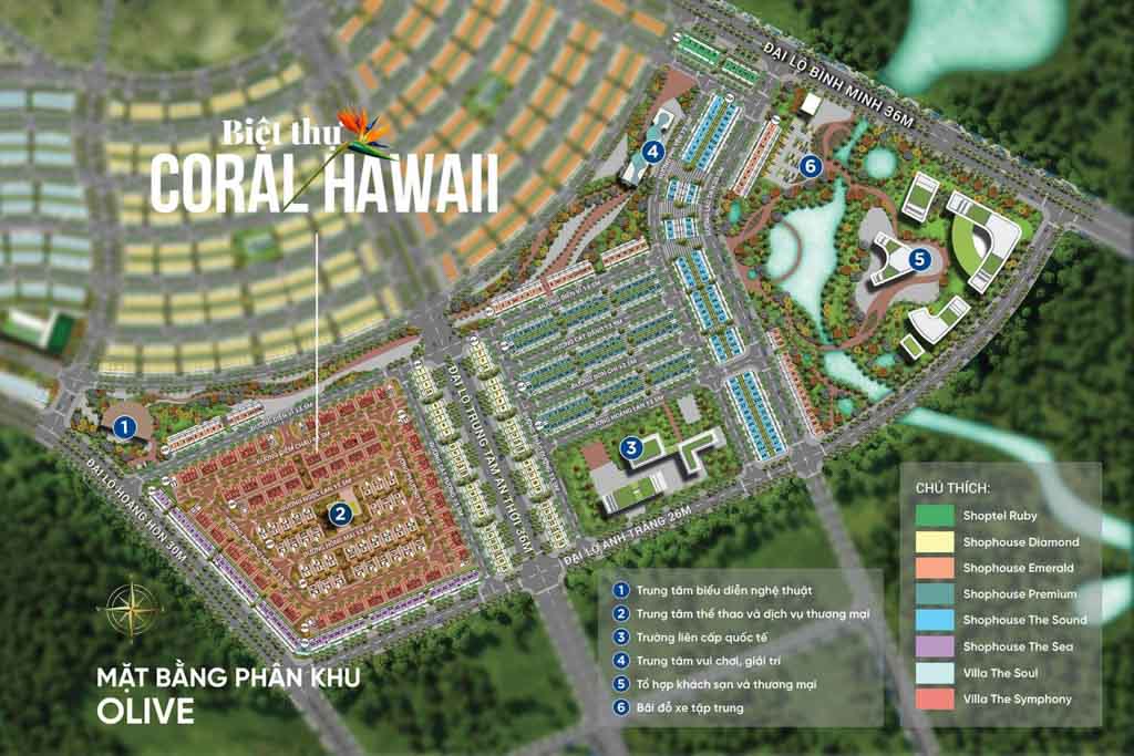 Tổng quan phân khu Coral Hawaiii tại dự án đại đô thị Meyhomes Capital Phú Quốc