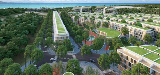 Tiện ích biệt thự Meyhomes tại dự án đại đô thị Meyhomes Capital Phú Quốc đã hoàn thiện những hạng mục cuối cùng