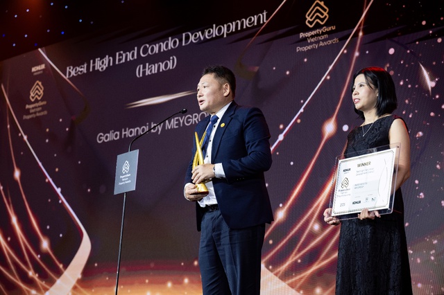 Ông Đặng Quang Minh - Phó Chủ tịch MEYGROUP – bày tỏ niềm tự hào khi doanh nghiệp được PropertyGuru Vietnam Awards vinh danh năm thứ 4 liên tiếp